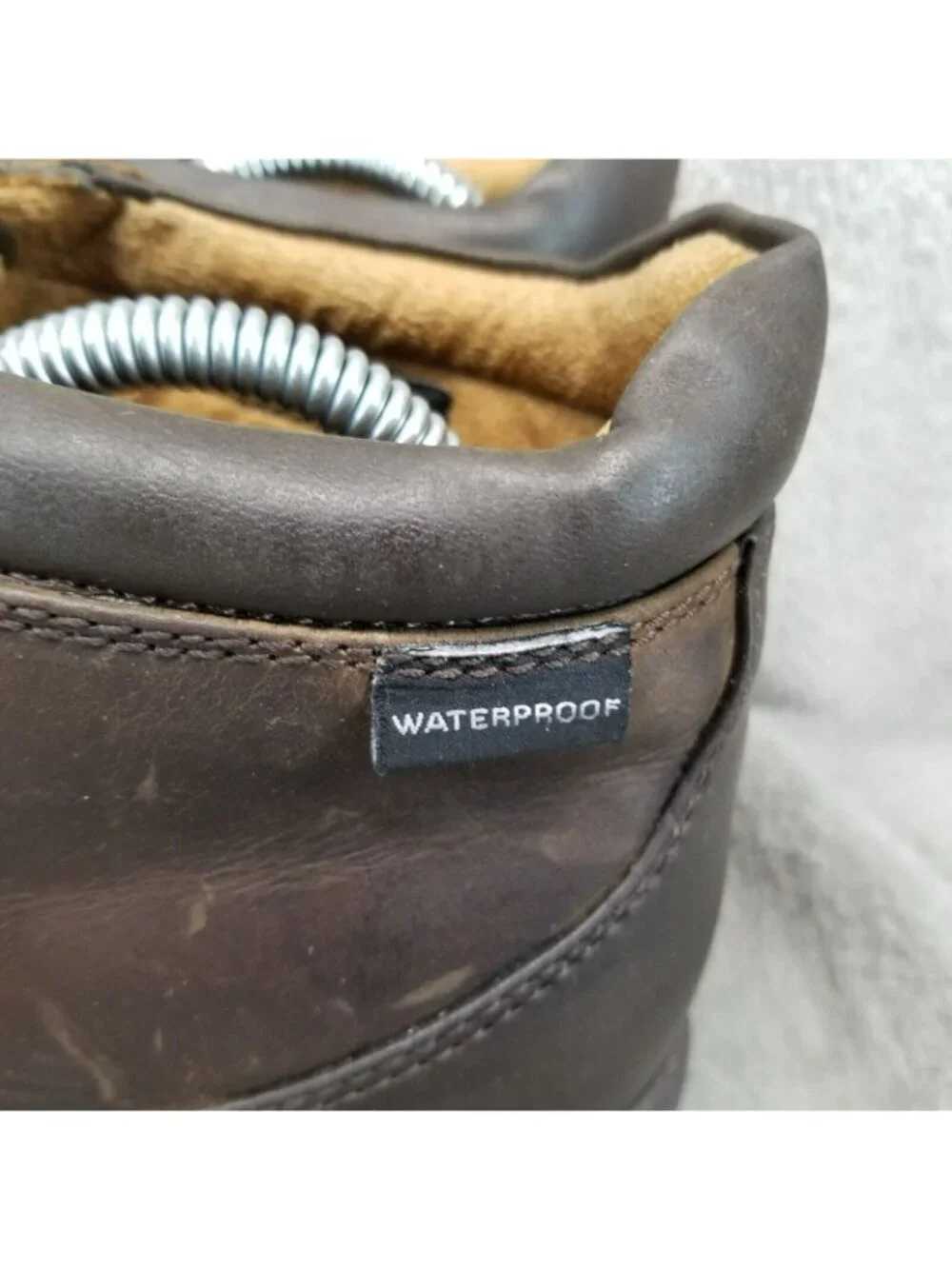 Nunn Bush Shoes Mens Size 8 Webb Lake Brown Waterproof Chukka Boots *Read*